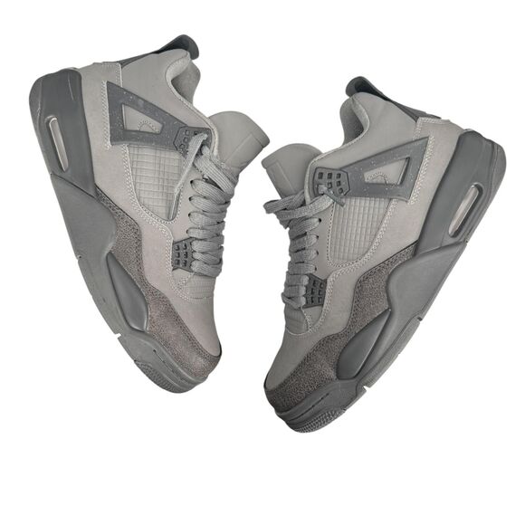 Air Jordan 4 Retro SE Wet Cement Mens Size 8 Gray Suede FQ7928-001 Sneakers main image 5